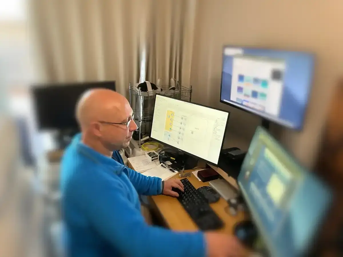 The Pierini's new office